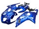 2001-2003 Suzuki GSXR 600 / GSXR 750 Motorcycle Fairings - Blue with White Flame UK Manufacturers