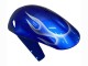 2001-2003 Suzuki GSXR 600 / GSXR 750 Motorcycle Fairings - Blue with White Flame UK Manufacturers