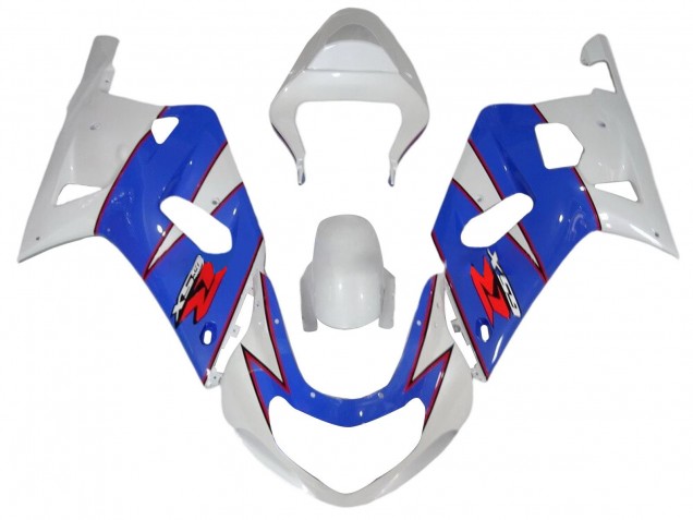 2001-2003 Suzuki GSXR 600 / GSXR 750 Motorcycle Fairings - White Blue Red UK Manufacturers