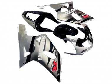 2001-2003 Suzuki GSXR 600 / GSXR 750 Motorcycle Fairing - Silver Glossy Black Red UK Manufacturers