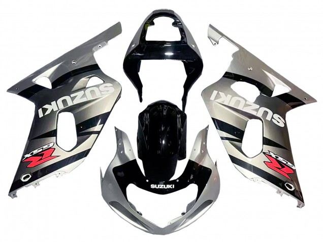 2001-2003 Suzuki GSXR 600 / GSXR 750 Motorcycle Fairing - Silver Glossy Black Red UK Manufacturers