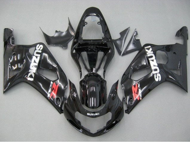 2001-2003 Suzuki GSXR 600 / GSXR 750 Motorcycle Fairings - Glossy Black Red White UK Manufacturers