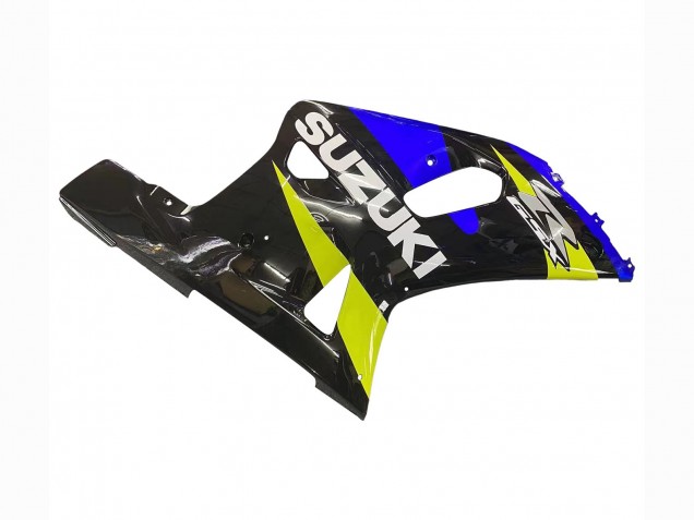 2001-2003 Suzuki GSXR 600 / GSXR 750 Motorcycle Fairings - Blue Yellow Glossy Black UK Manufacturers