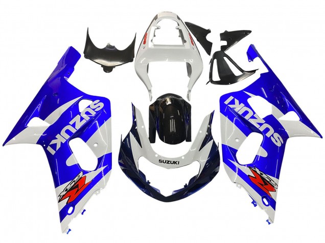 2001-2003 Suzuki GSXR 600 / GSXR 750 Motorcycle Fairing - White Blue Glossy Black Red UK Manufacturers