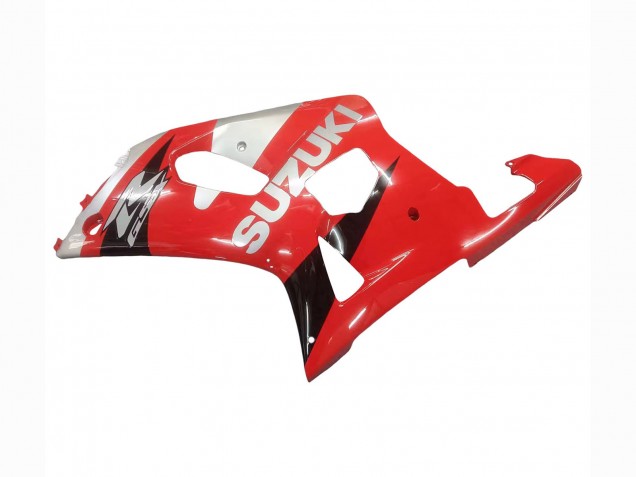 2001-2003 Suzuki GSXR 600 / GSXR 750 Motorcycle Fairing - Red White Glossy Black UK Manufacturers