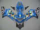2001-2003 Suzuki GSXR 600 / GSXR 750 Motorcycle Fairings - Blue Yellow Black Motul Rizla UK Manufacturers