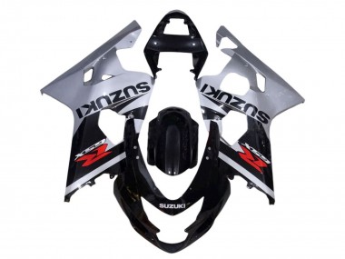 2001-2003 Suzuki GSXR 600 / GSXR 750 Motorcycle Fairings - Silver Glossy Black Red UK Manufacturers