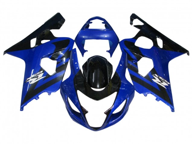2004-2005 Suzuki GSXR 600 / GSXR 750 Motorcycle Fairing Kits - Blue Black UK Manufacturers