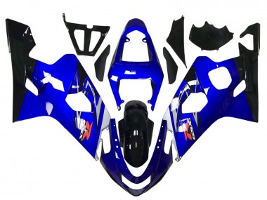 2004-2005 Suzuki GSXR 600 / GSXR 750 Motorcycle Fairing - Blue White Black UK Manufacturers