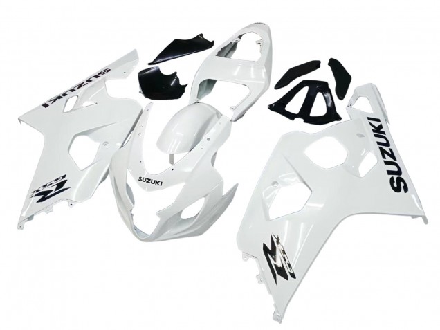 2004-2005 Suzuki GSXR 600 / GSXR 750 Motorcycle Fairings - Pearl White UK Manufacturers