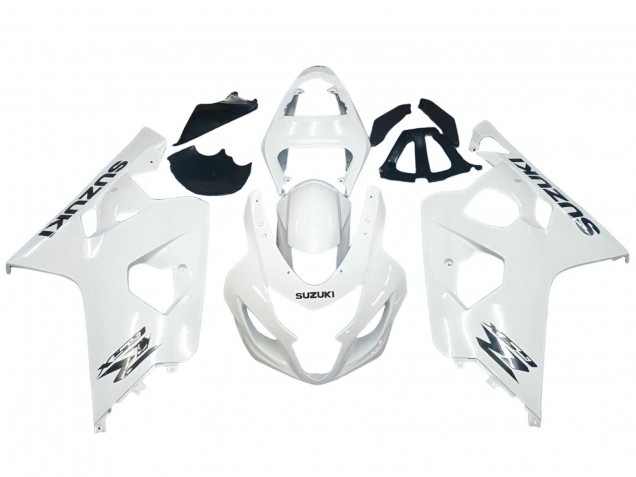 2004-2005 Suzuki GSXR 600 / GSXR 750 Motorcycle Fairings - Pearl White UK Manufacturers