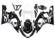 2004-2005 Suzuki GSXR 600 / GSXR 750 Motorcycle Fairing - White Black UK Manufacturers