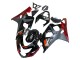 2004-2005 Suzuki GSXR 600 / GSXR 750 Motorcycle Fairings - Black Grey Red UK Manufacturers