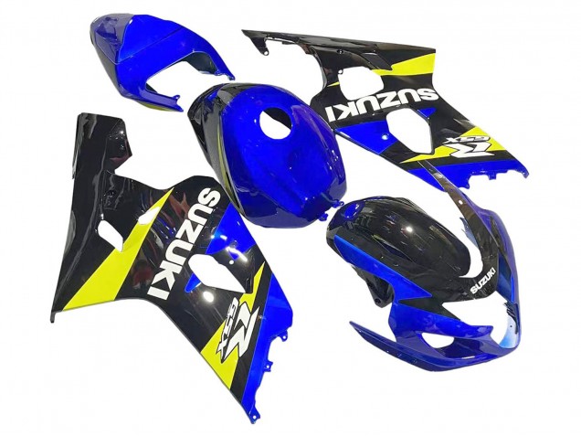 2004-2005 Suzuki GSXR 600 / GSXR 750 Motorcycle Fairings - Blue Yellow Black UK Manufacturers