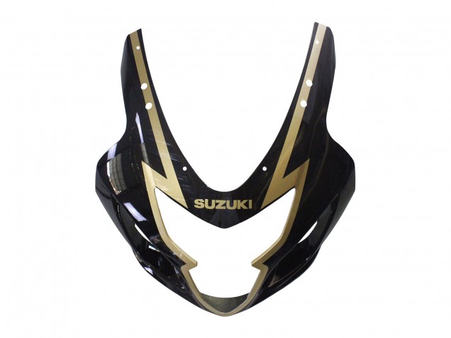 2004-2005 Suzuki GSXR 600 / GSXR 750 Motorcycle Fairings - Glossy Black Gold Corona UK Manufacturers