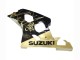 2004-2005 Suzuki GSXR 600 / GSXR 750 Motorcycle Fairings - Glossy Black Gold Corona UK Manufacturers