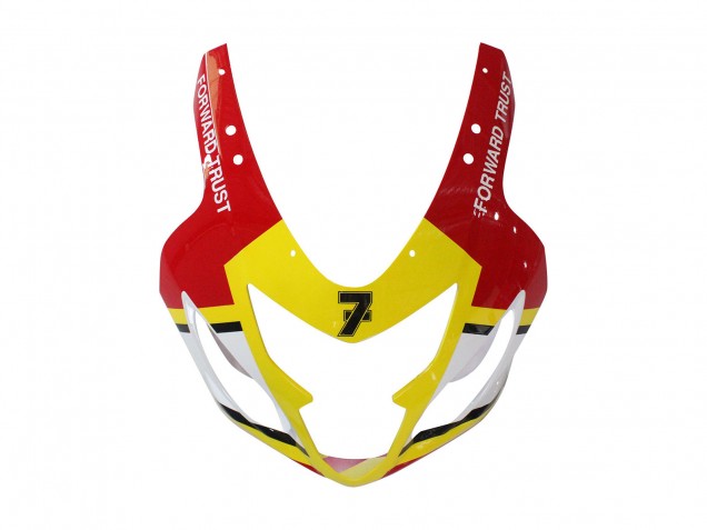 2004-2005 Suzuki GSXR 600 / GSXR 750 Motorcycle Fairings - White Red Yellow Michelin Texaon Heron 7 UK Manufacturers