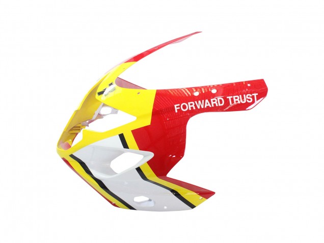 2004-2005 Suzuki GSXR 600 / GSXR 750 Motorcycle Fairings - White Red Yellow Michelin Texaon Heron 7 UK Manufacturers