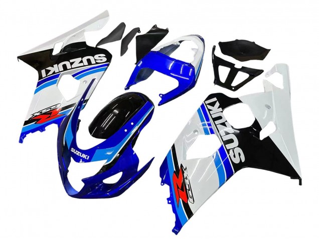 2004-2005 Suzuki GSXR 600 / GSXR 750 Motorcycle Fairing - White Blue Black Red UK Manufacturers