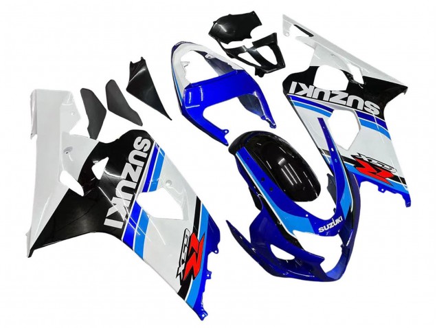 2004-2005 Suzuki GSXR 600 / GSXR 750 Motorcycle Fairing - White Blue Black Red UK Manufacturers