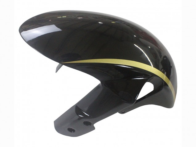 2006-2007 Suzuki GSXR 600 / GSXR 750 Motorcycle Fairings - Glossy Black Gold Stripe UK Manufacturers