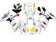 2006-2007 Suzuki GSXR 600 / GSXR 750 Motorcycle Fairings - White Red Yellow Motul UK Manufacturers