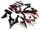 2006-2007 Suzuki GSXR 600 / GSXR 750 Motorcycle Fairings - Red White Black Yellow UK Manufacturers