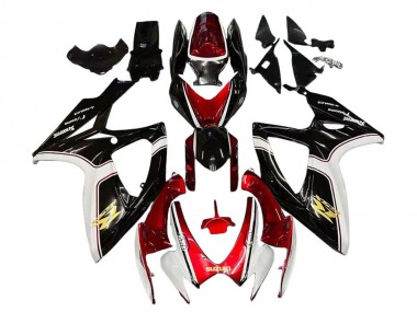 2006-2007 Suzuki GSXR 600 / GSXR 750 Motorcycle Fairings - Red White Black Yellow UK Manufacturers