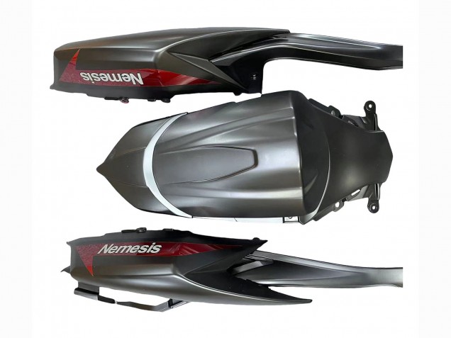 2008-2010 Suzuki GSXR 600 / GSXR 750 Motorcycle Fairings - Matte Black Red UK Manufacturers