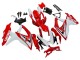 2008-2010 Suzuki GSXR 600 / GSXR 750 Motorcycle Fairings - White Red Black UK Manufacturers