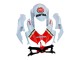 2008-2010 Suzuki GSXR 600 / GSXR 750 Motorcycle Fairings - White Red Motul Lucky Strike UK Manufacturers