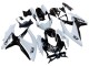2008-2010 Suzuki GSXR 600 / GSXR 750 Motorcycle Fairing - White Black UK Manufacturers