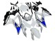 2008-2010 Suzuki GSXR 600 / GSXR 750 Motorcycle Fairings - White Silver Blue Black UK Manufacturers