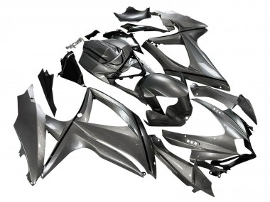 2008-2010 Suzuki GSXR 600 / GSXR 750 Motorcycle Fairings - Matte Grey Black UK Manufacturers