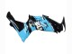 2011-2024 Suzuki GSXR 600 / GSXR 750 Motorcycle Fairings - Glossy Black Light Blue UK Manufacturers