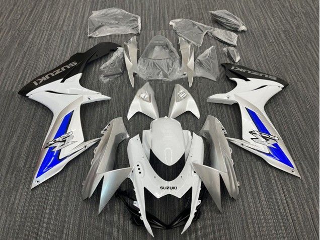 2011-2024 Suzuki GSXR 600 / GSXR 750 Motorcycle Fairings - White Silver Blue Black UK Manufacturers