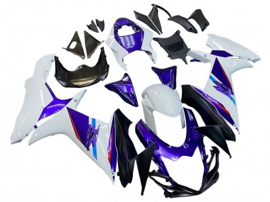 2011-2024 Suzuki GSXR 600 / GSXR 750 Motorcycle Fairings - Blue Purple White UK Manufacturers