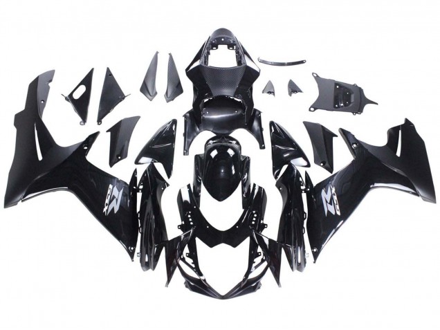 2011-2024 Suzuki GSXR 600 / GSXR 750 Motorcycle Fairings - Glossy Black Matte Black White Decal UK Manufacturers