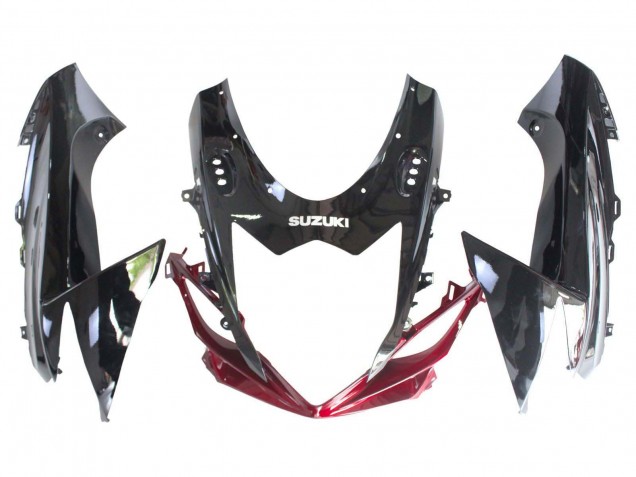 2011-2024 Suzuki GSXR 600 / GSXR 750 Bike Fairings - Red Glossy Black UK Manufacturers