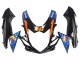 2011-2024 Suzuki GSXR 600 / GSXR 750 Motorcycle Fairings - Light Blue Orange Black White Shark 46 UK Manufacturers
