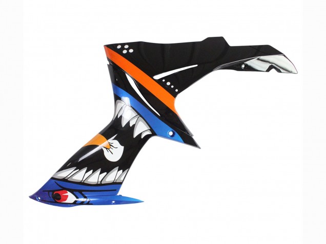 2011-2024 Suzuki GSXR 600 / GSXR 750 Motorcycle Fairings - Light Blue Orange Black White Shark 46 UK Manufacturers