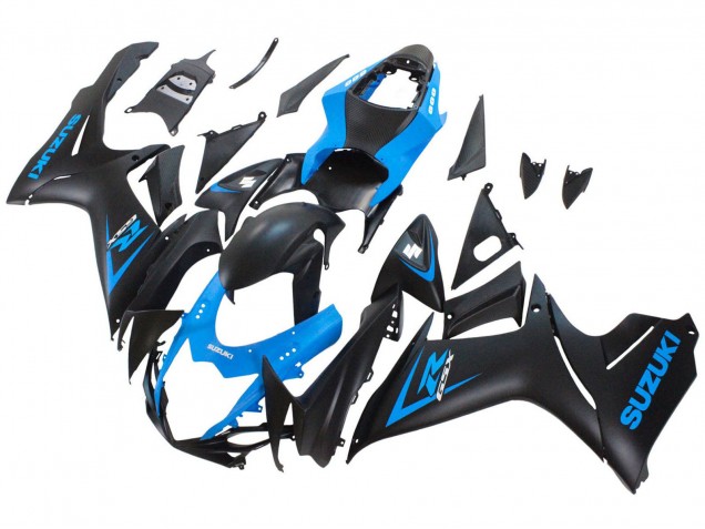 2011-2024 Suzuki GSXR 600 / GSXR 750 Motorcycle Fairing - Blue Matte Black UK Manufacturers