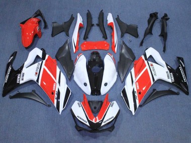 2015-2018 Yamaha YZF R3/R25 Motorcycle Fairings - White Red Black Petronas Yamalube UK Manufacturers
