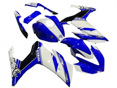 2015-2018 Yamaha YZF R3/R25 Motorcycle Fairings - White Blue Black Racing UK Manufacturers