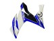 2015-2018 Yamaha YZF R3/R25 Motorcycle Fairings - White Blue Black Racing UK Manufacturers