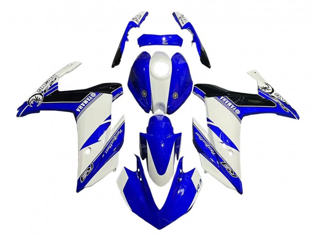 2015-2018 Yamaha YZF R3/R25 Motorcycle Fairings - White Blue Black Racing UK Manufacturers
