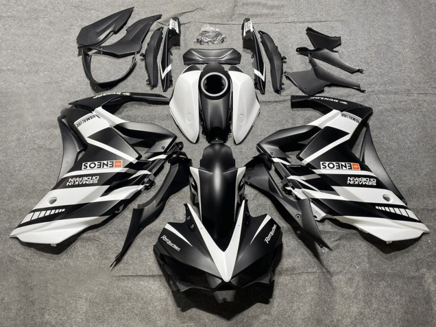 2015-2018 Yamaha YZF R3/R25 Motorcycle Fairings - White Black Yamalube ENEOS UK Manufacturers