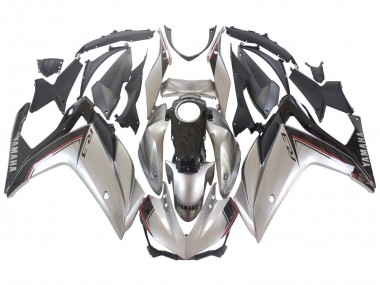 2015-2018 Yamaha YZF R3/R25 Motorcycle Fairings - Silver Black UK Manufacturers