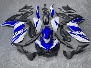 2015-2018 Yamaha YZF R3/R25 Motorcycle Fairings - White Blue UK Manufacturers