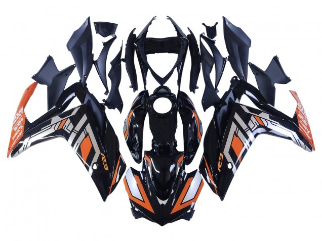 2015-2018 Yamaha YZF R3/R25 Motorcycle Fairings - Blue Orange Silver Yamalube UK Manufacturers